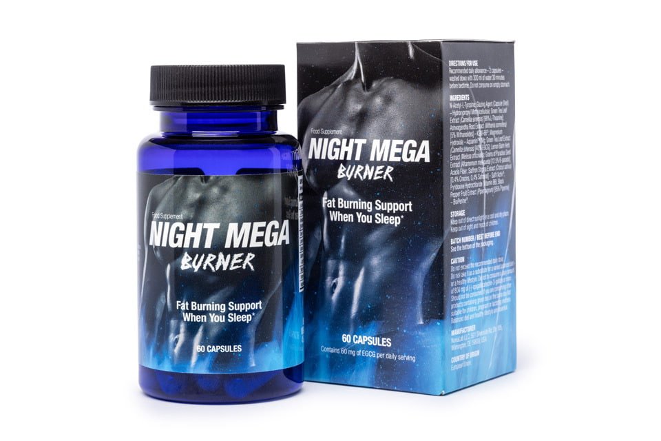 Descubre cómo Night Mega Burner utiliza ingredientes clave para optimizar tu metabolismo, reducir el estrés y quemar grasa mientras duermes.
